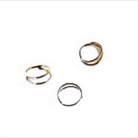 🌻NIB Handmade Crescent Moon Double Hoop Nose Ring🌻 - Picture 6 of 13